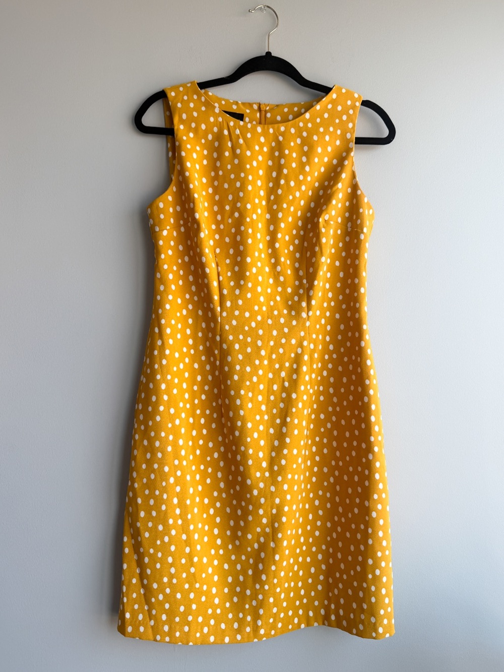 Fortune + Ivy Sleeveless Yellow Polka Dot Dress